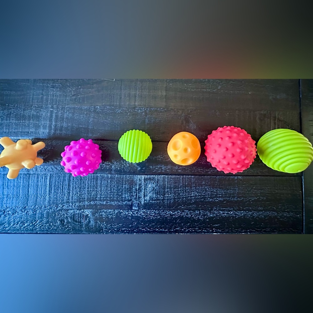Colorful Textured Sensory Balls Set